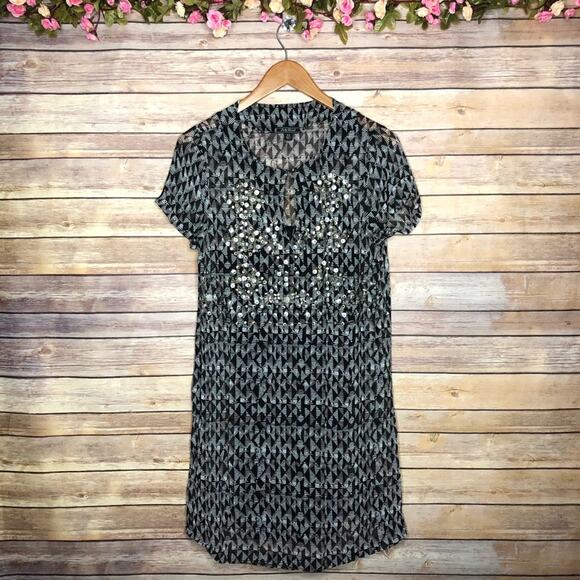Lucky Brand Embellished Shift Dress - Picture 3 of 8